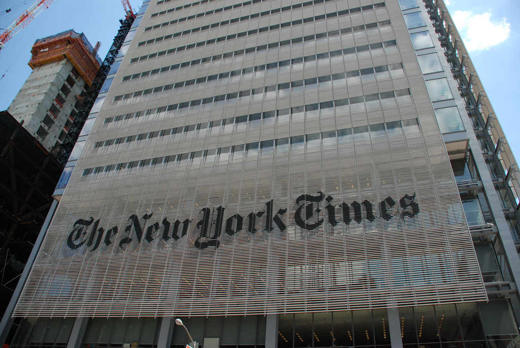 The New York Times Discovers Media Bias Elsewhere Praxis